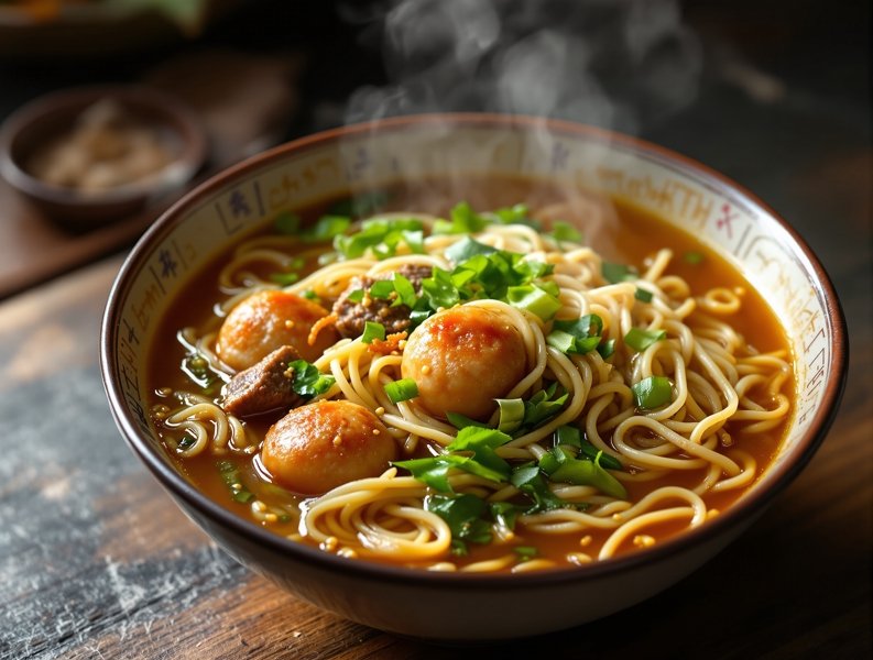 味觉的旅行 影视食谱 - 潮汕牛肉丸粿条汤 潮汕牛肉丸粿条汤 美食食谱图片